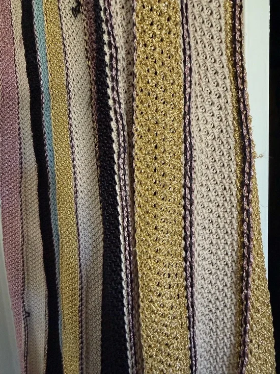 Missoni Striped Knit Maxi Skirt in Pink, Yellow, Black & Cream - Picture 3 of 3